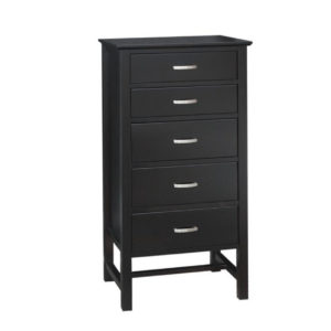 solid modern wood narrow brooklyn lingerie chest