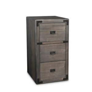 solid rustic maple wood saratoga popular file cabinet with 3 drawers
