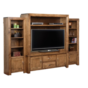 custom built in canada contempo wall unit with shelving