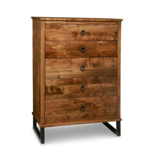 solid rustic wood canadian made cumberland chest of drawers