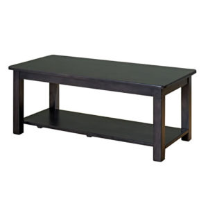 solid wood made in canada rounded corner metro rectangle coffee table
