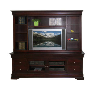 solid wood made in canada phillipe traditional wall unit