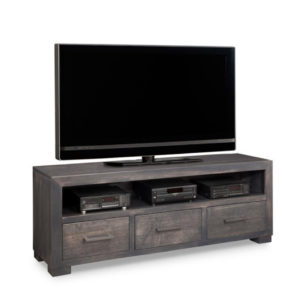 rustic farmhouse steel city style tv console stand