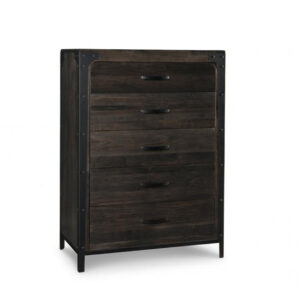solid rustic wood portland chest of drawers