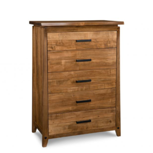 made in canada pemberton chest of drawers in solid rustic wood finish