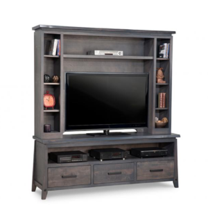 solid wood pemberton wall unit for big screen tv