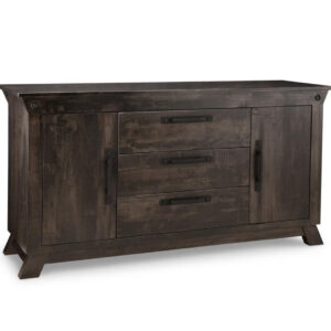 solid rustic wood algoma sideboard by handstone
