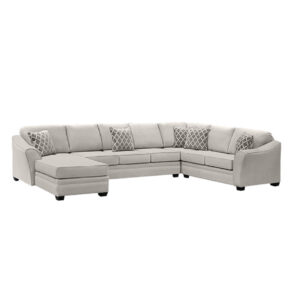 chiase end seat on this custom tyson sectional that is made in canada
