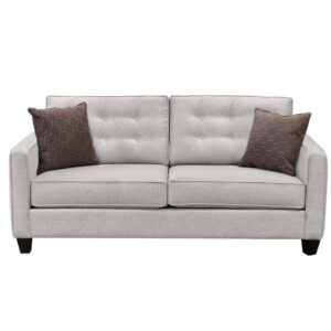 condo size lincoln sofa with modern tufted back