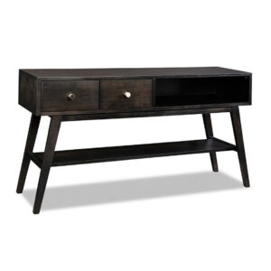 handstone tribeca server in brushwork finishing on solid rustic maple wood