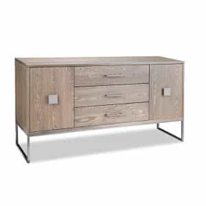electra sideboard in solid oak canadian made with custom options