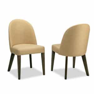 modern upholstered oslo fabric dining chair