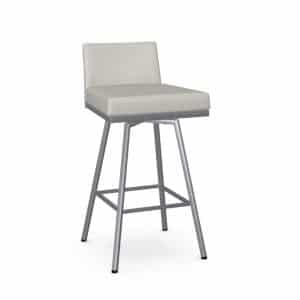 light fabric on custom made in canada linea swivel stool