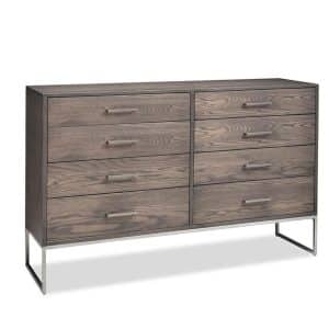 contemporary Electra Dresser with metal accents