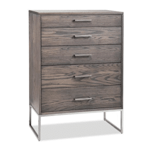 Modern Electra Chest of Drawers in Contemporary Oak Finishing
