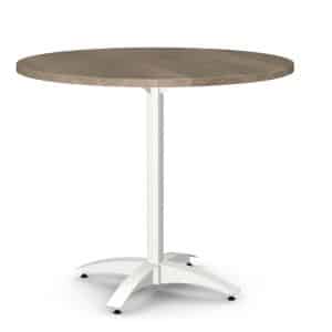 Billy Pub Table - Shown with White Metal Base