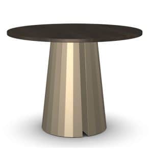 Gemma Pub Table - Custom Table with Round Wood Top
