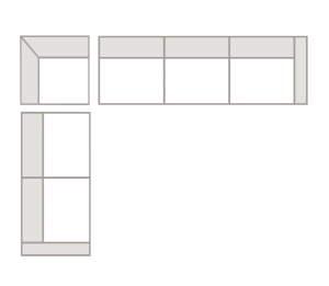L Shaped Long Side Right