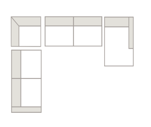L Shaped with Chaise Right