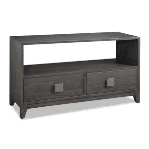 Made in Canada solid wood Belmont sofa table with 2 drawers