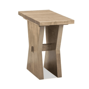 Small Jasper chairside table - Narrow width for condo or small living room