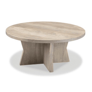 Jasper round coffee table - Solid wood custom built living room furniture