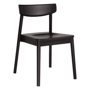 Liva Chair - Modern Low Back Wood Dining Chair
